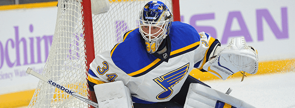 Jake Allen Out Week-to-Week with Lower-Body Injury