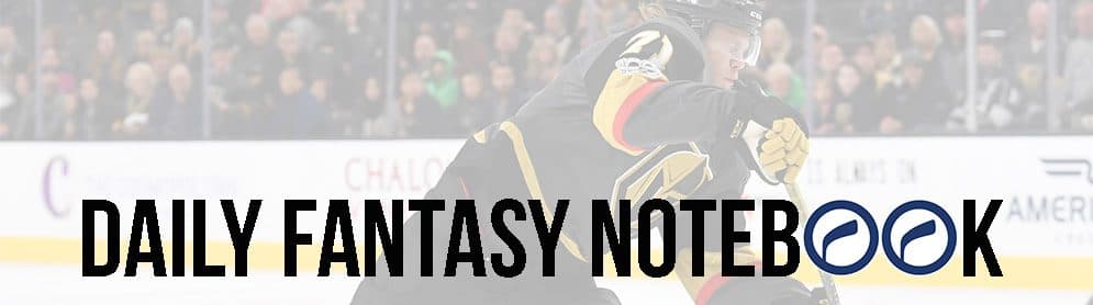 Daily Fantasy Hockey Notebook (11/28)