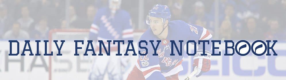 Daily Fantasy Notebook (11/08)