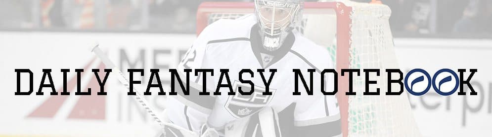 Daily Fantasy Notebook (11/07)