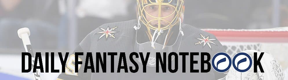 Daily Fantasy Hockey Notebook | 12-12-17