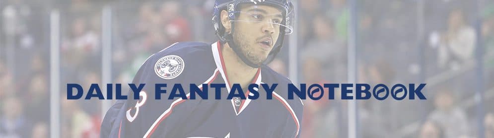 Daily Fantasy Hockey Notebook | 03-12-18