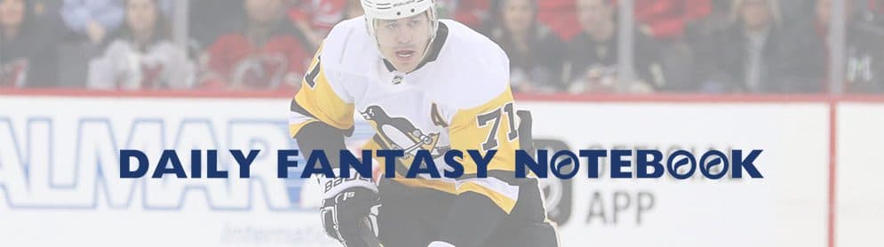 Daily Fantasy Hockey Notebook | 03-14-18