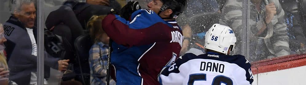 Avalanche Claim Marko Dano from Jets