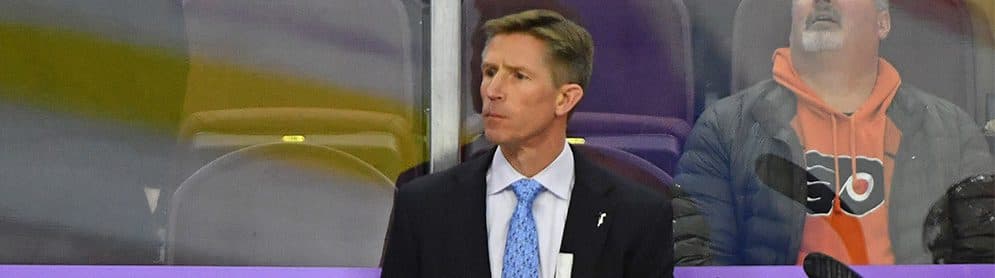 Flyers Fire head coach Dave Hakstol