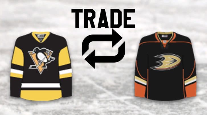 Penguins Send Sprong to Ducks for Pettersson