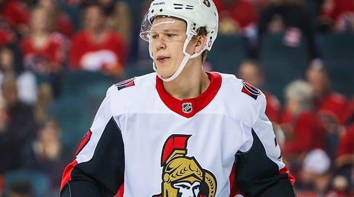 Brady Tkachuk and the Senators are reportedly working on a contract worth around $8 million annually