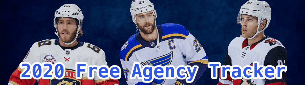 2020 NHL Free Agency Tracker
