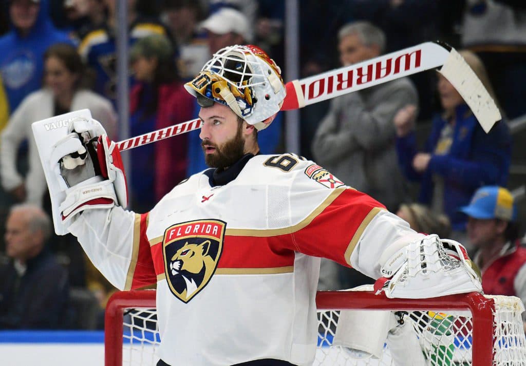 Chris Driedger will start Game 2 for the Florida Panthers