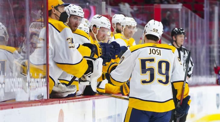 The Nashville Predators have protected five defencemen