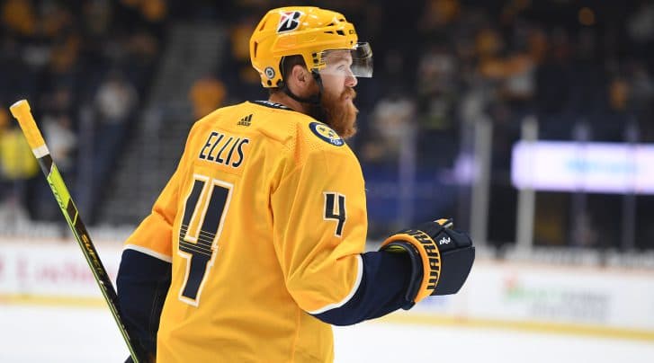 Three-way trade sees Philadelphia Flyers land Ryan Ellis, Nashville Predators acquire Phillipe Myers and Vegas Golden Knights land Nolan Patrick