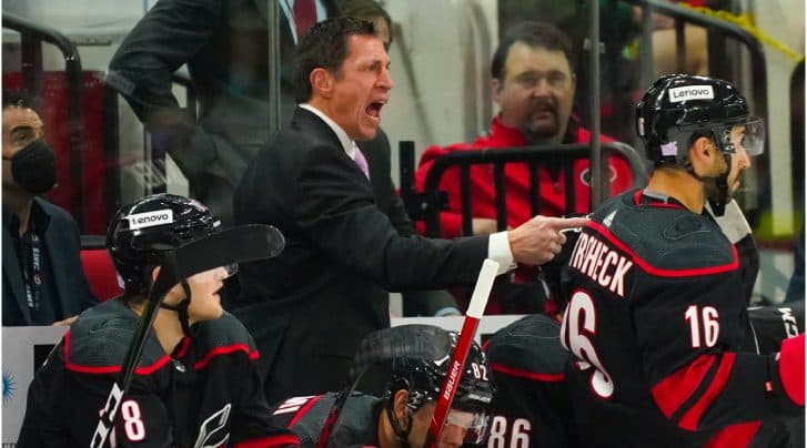 NHL fines Carolina Hurricanes head coach Rod Brind’Amour $25,000