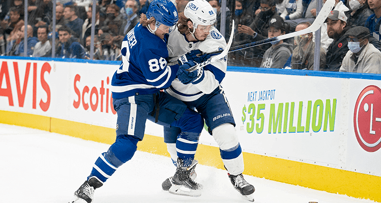 Mikhail Sergachev suspended two games for his illegal check to Mitch Marner’s head