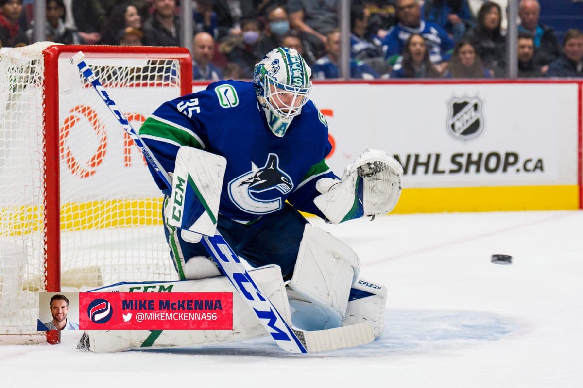 McKenna’s Matchup  of the Day: Apr. 6 – Thatcher Demko vs. Robin Lehner