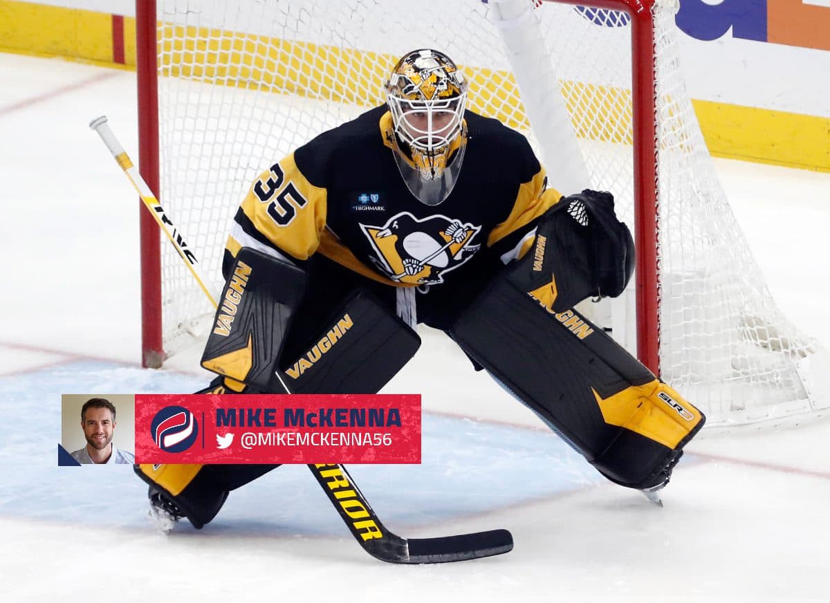 McKenna’s Matchup of the Day: Dec. 9 – Tristan Jarry vs. Craig Anderson