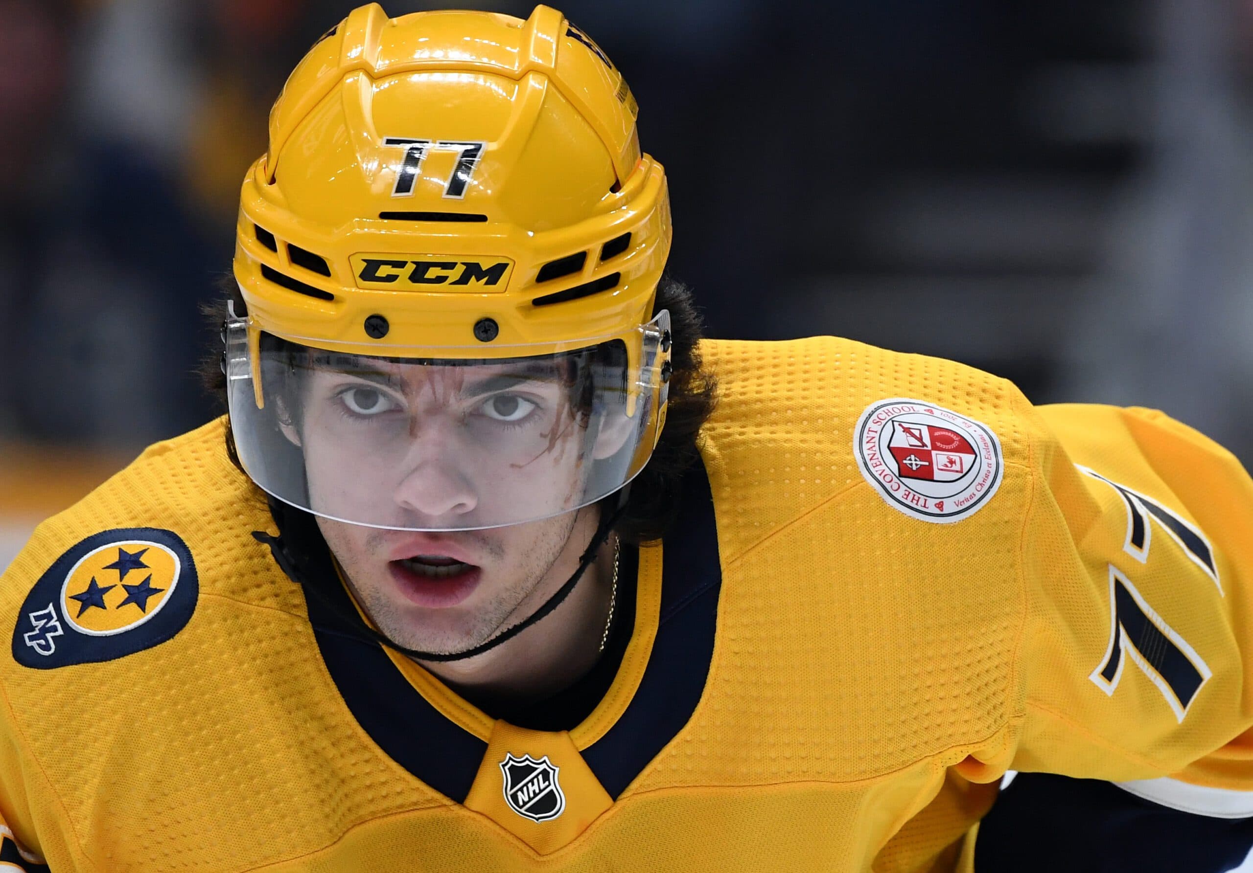 Report: Predators’ Luke Evangelista won’t attend training camp without contract