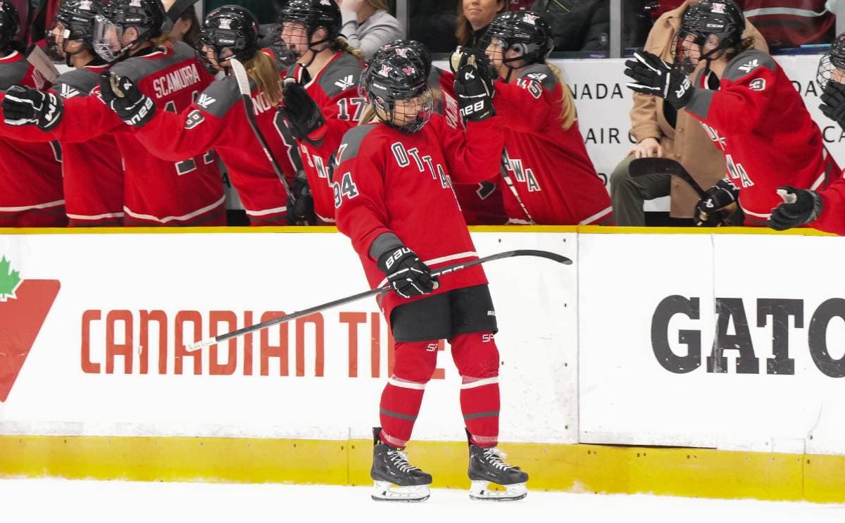 PWHL Ottawa’s Fanni Garát-Gasparics out for the season with lower-body injury