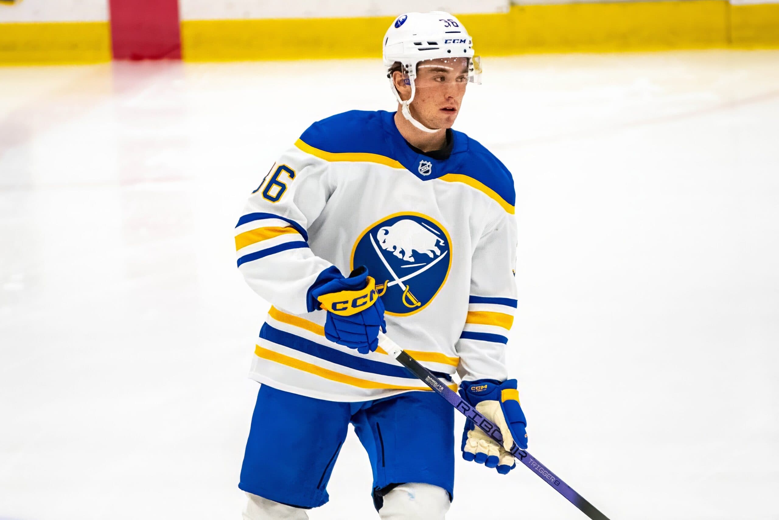 Sabres’ Noah Ostlund leaves Game 5 against Bruins with lower-body injury