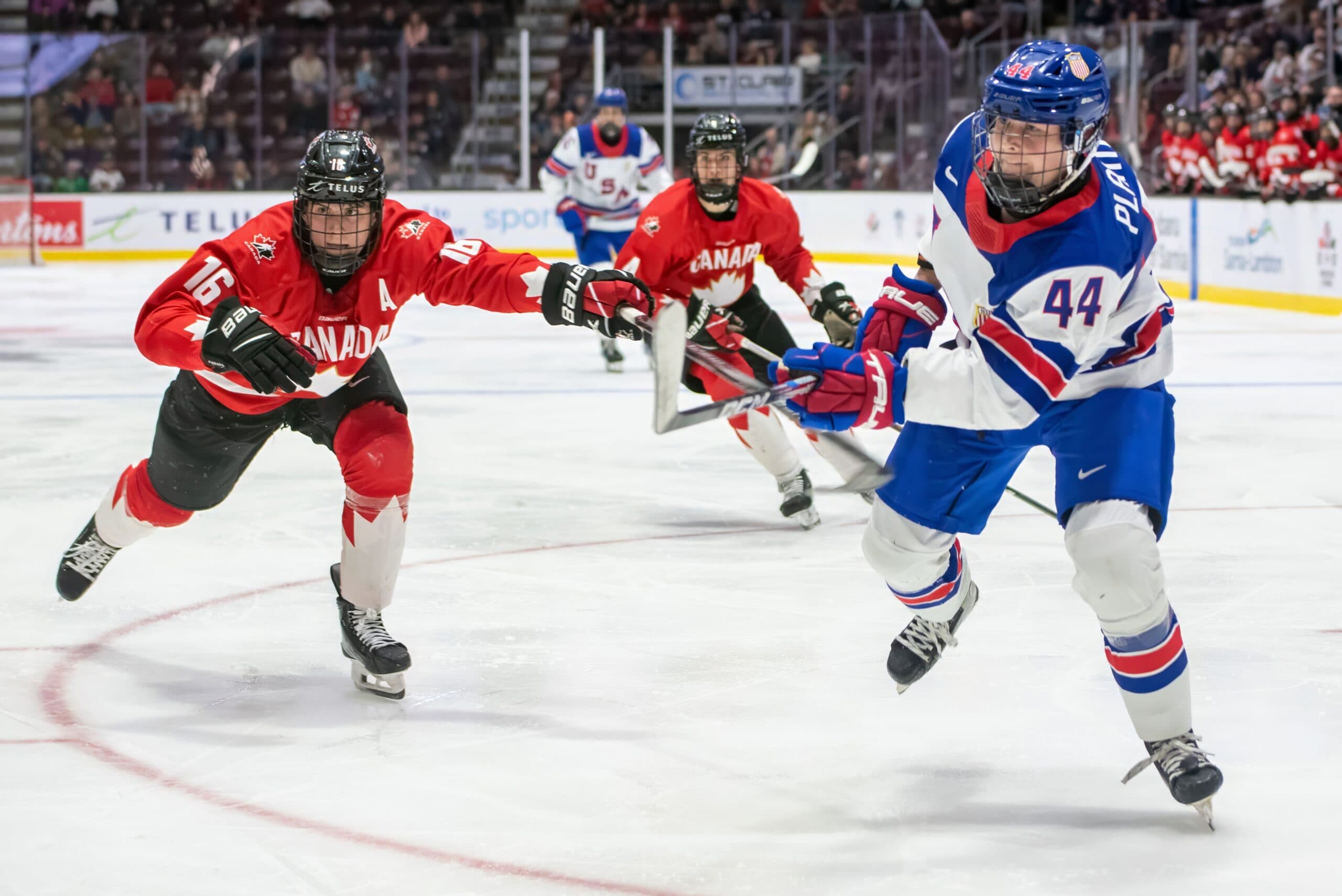 Team Canada and Team USA (Steven Ellis/Daily Faceoff)