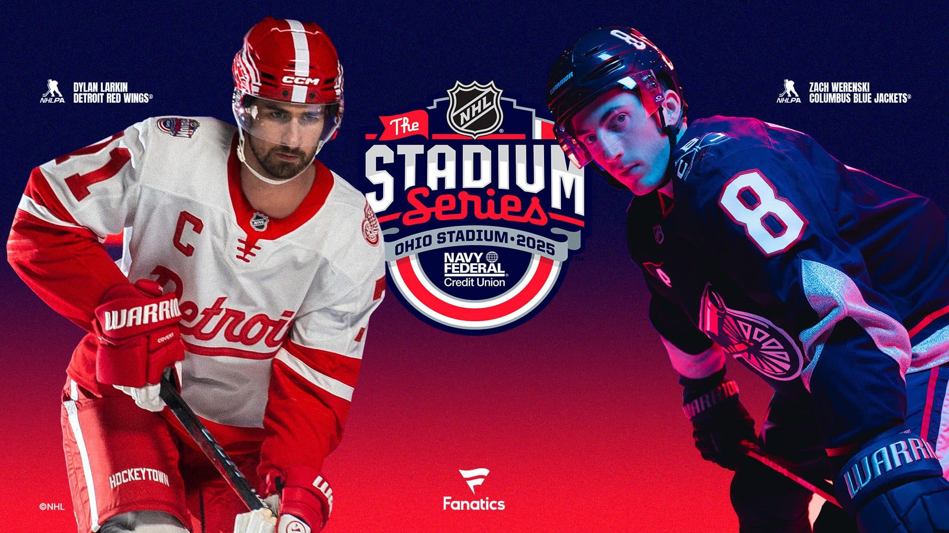 NHL Stadium Series betting preview (March 1): Red Wings vs. Blue Jackets odds