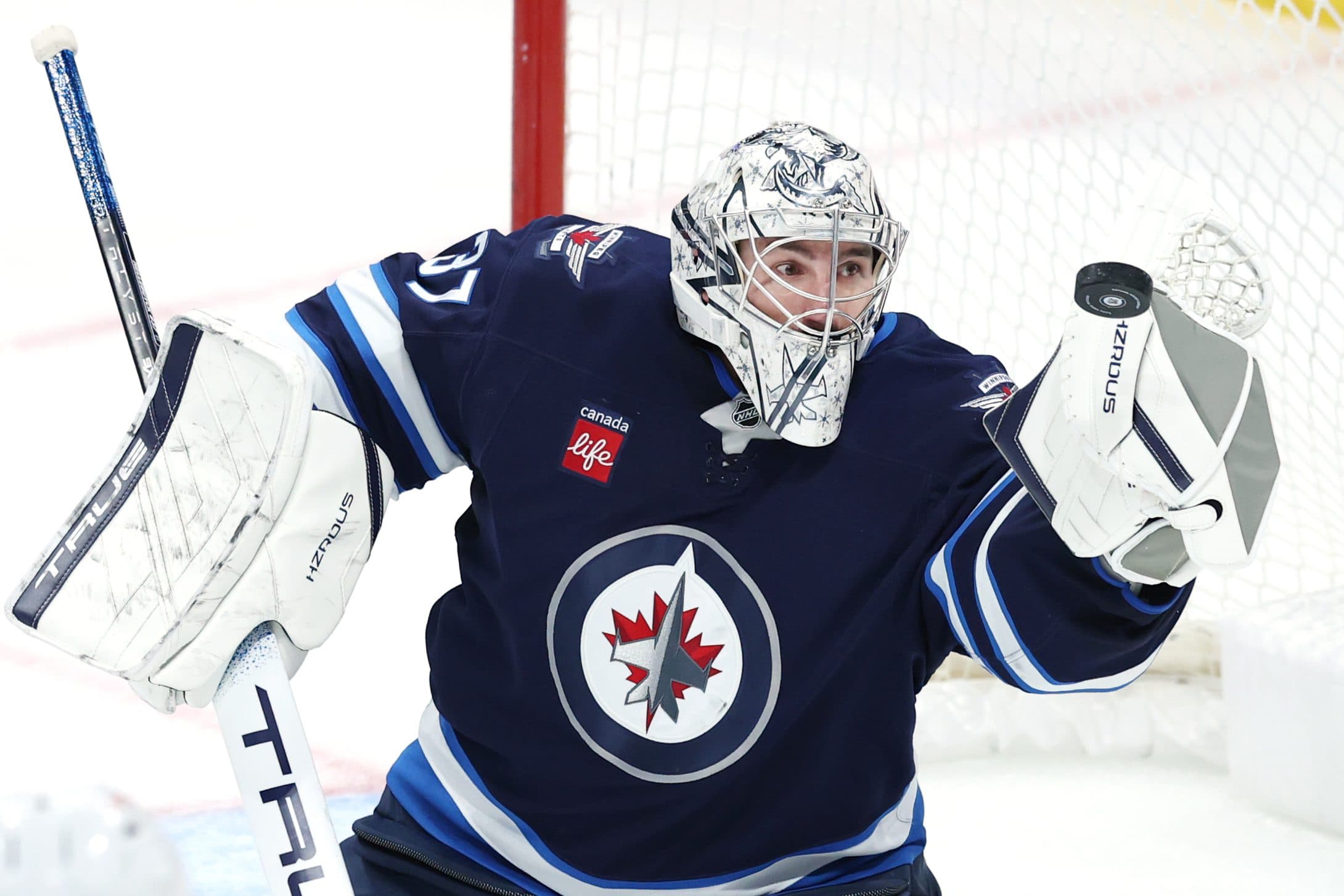 Winnipeg Jets goaltender Connor Hellebuyck