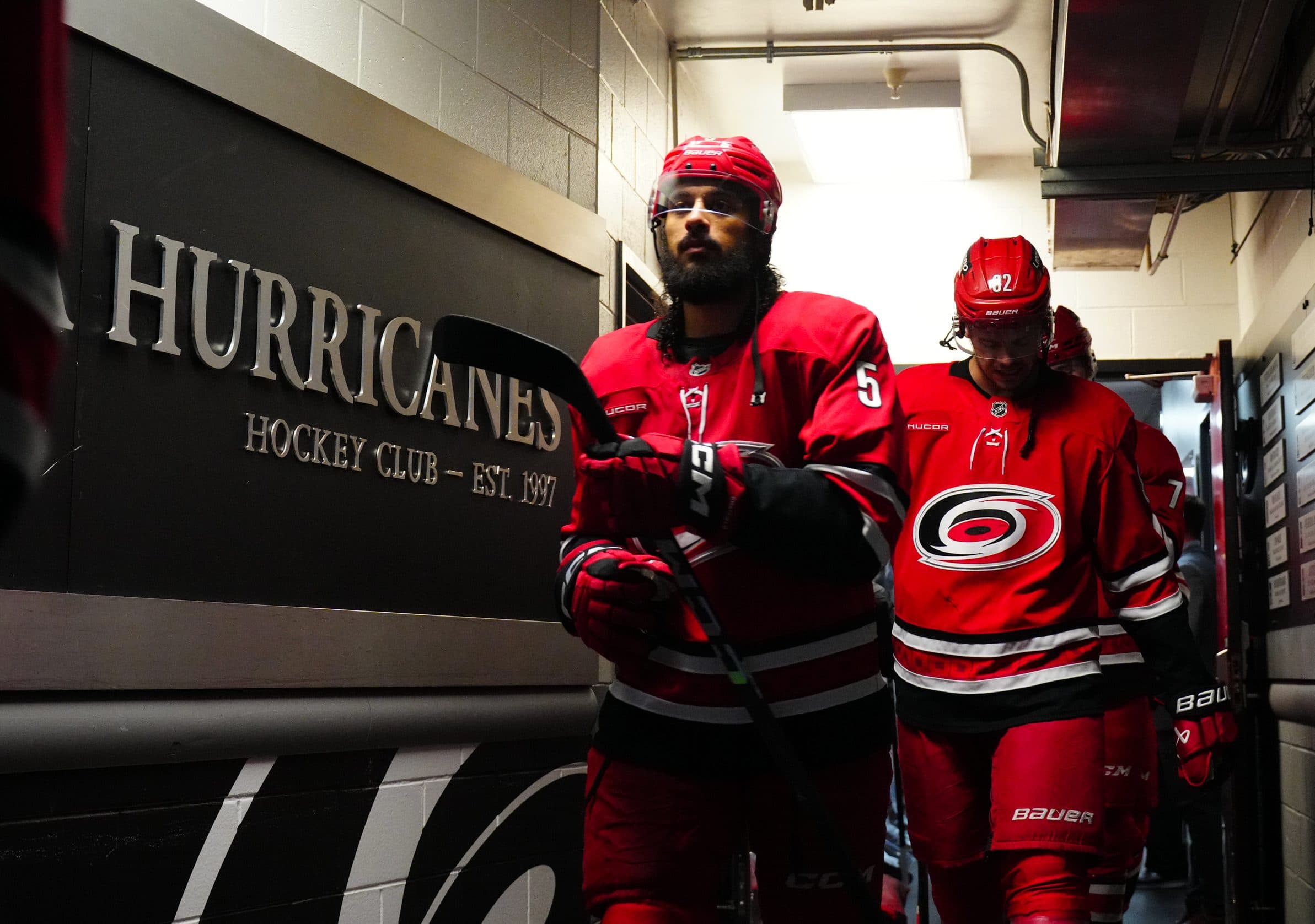 Jalen Chatfield and Jesperi Kotkaniemi