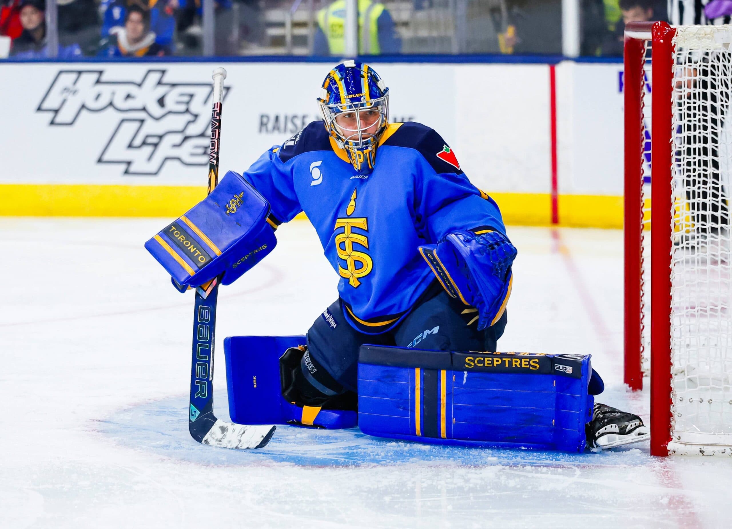 Toronto Sceptres goaltender Raygan Kirk