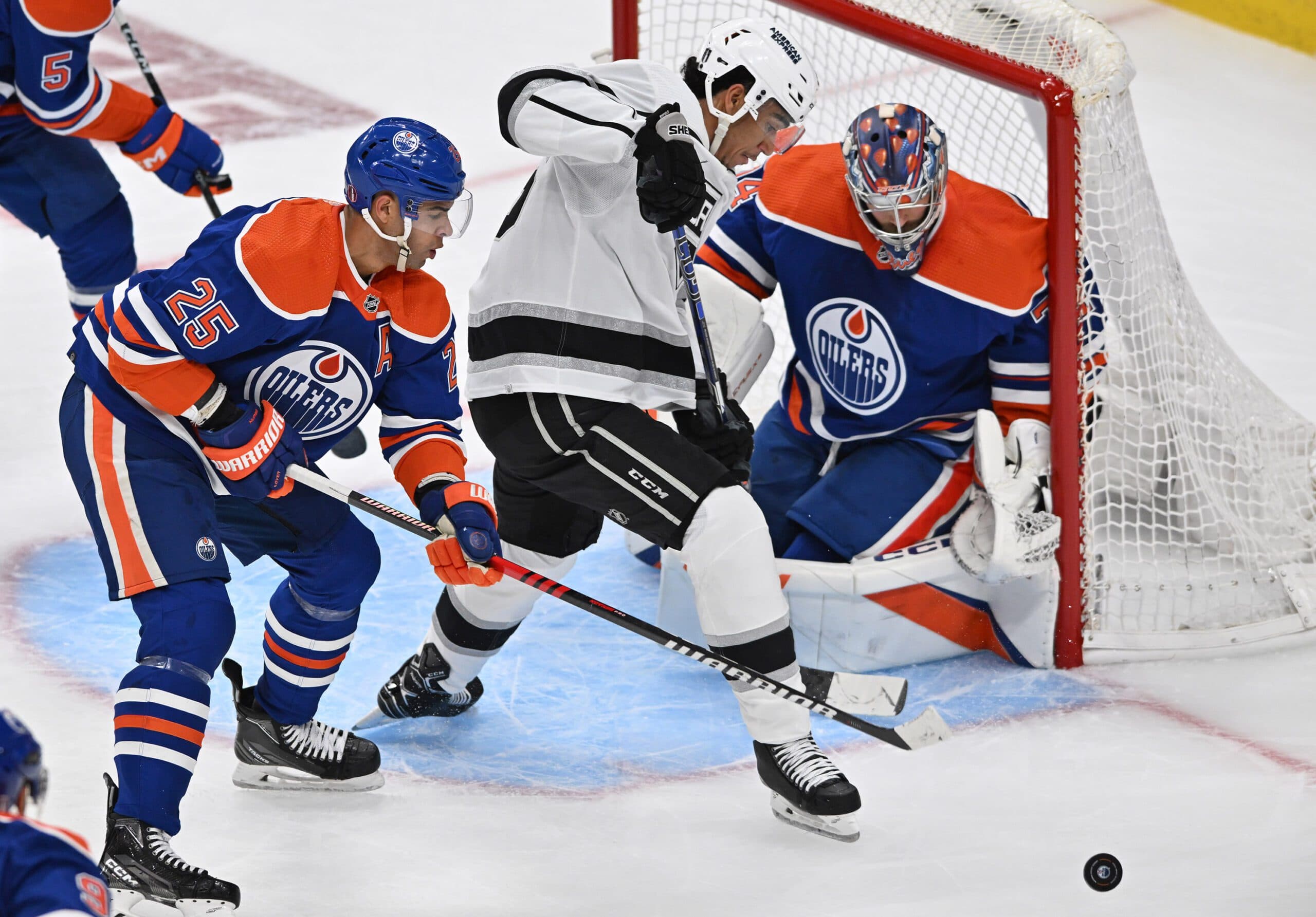 Oilers’ Darnell Nurse to have hearing for hit on Kings’ Quinton Byfield
