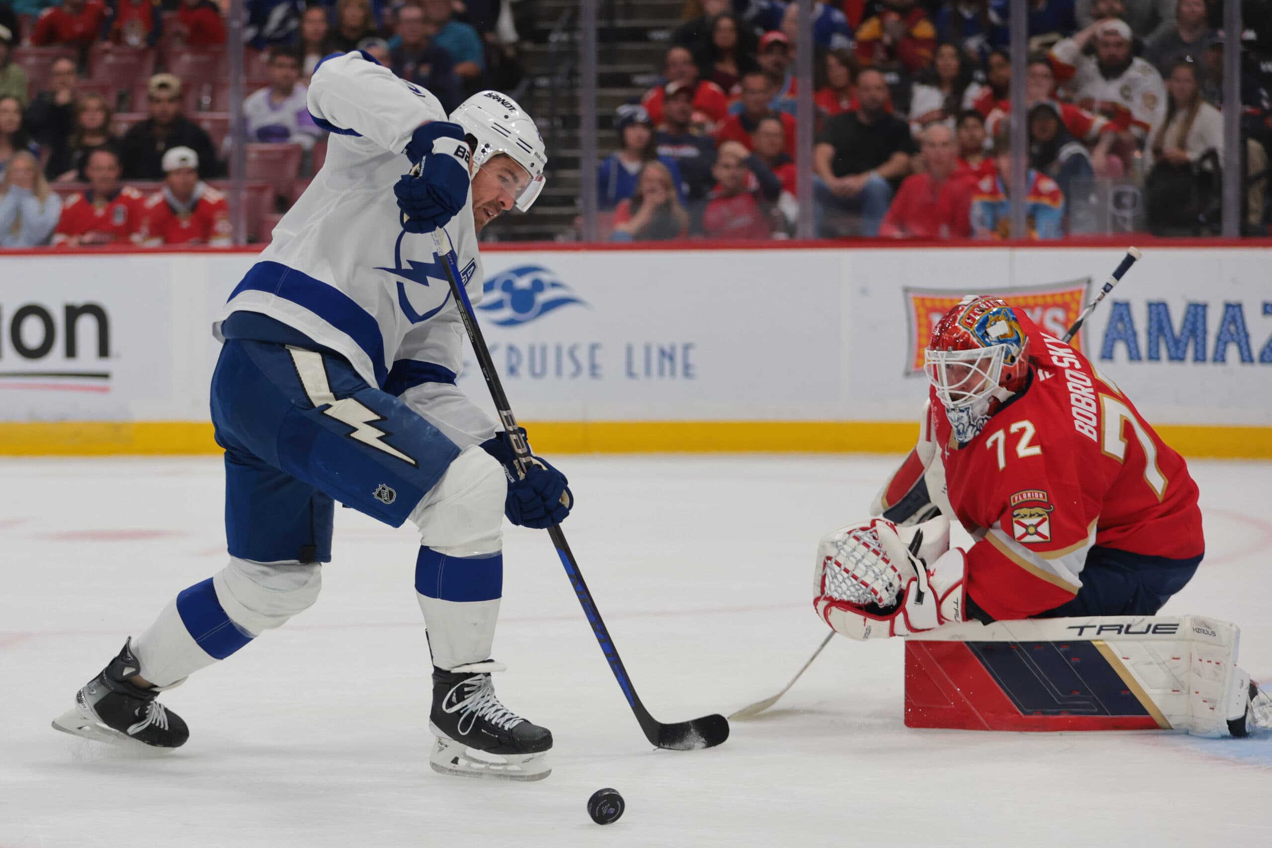 Ryan McDonagh and Sergei Bobrovsky