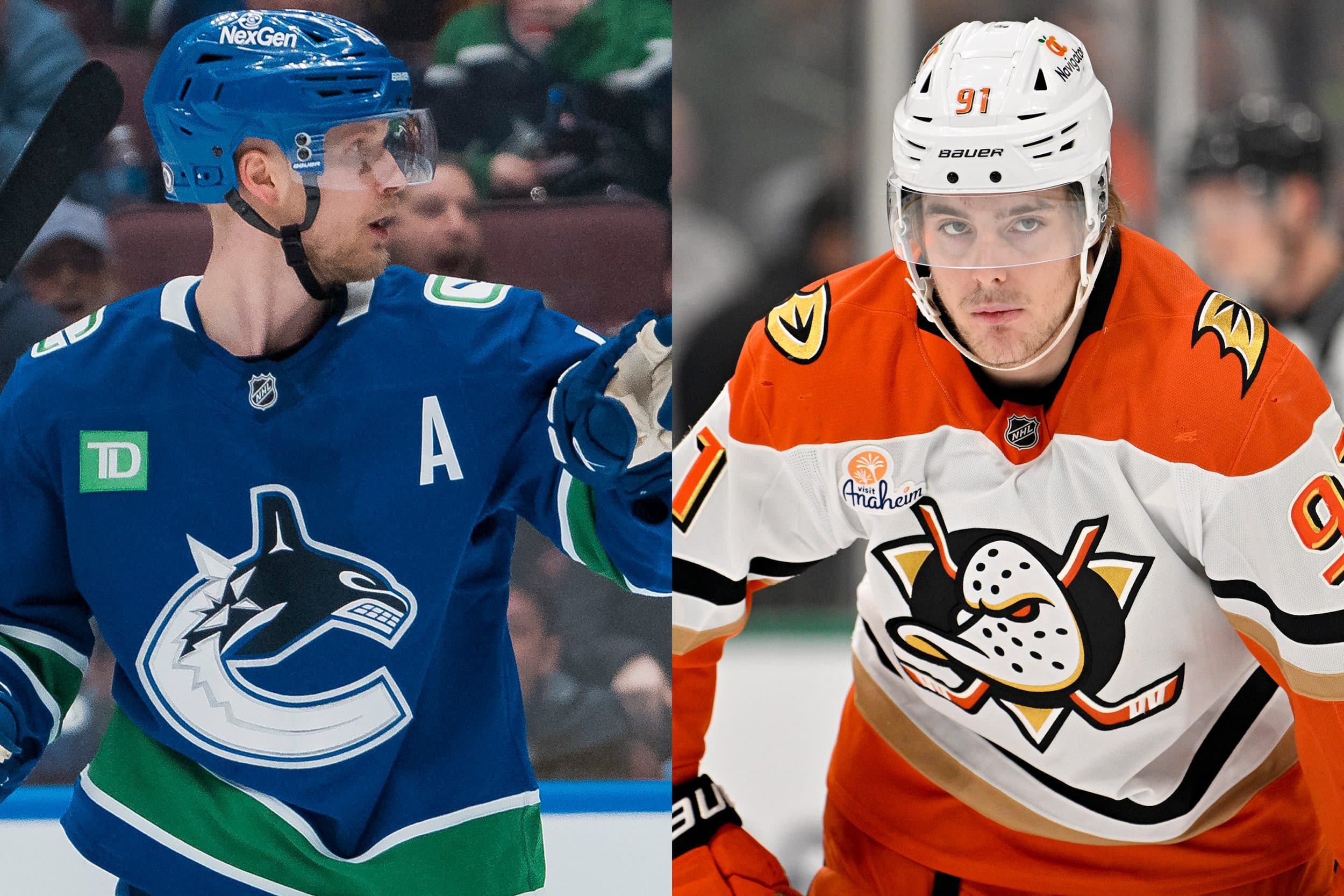 Canucks’ Elias Pettersson, Ducks’ Leo Carlsson talk past, present and future of NHL careers