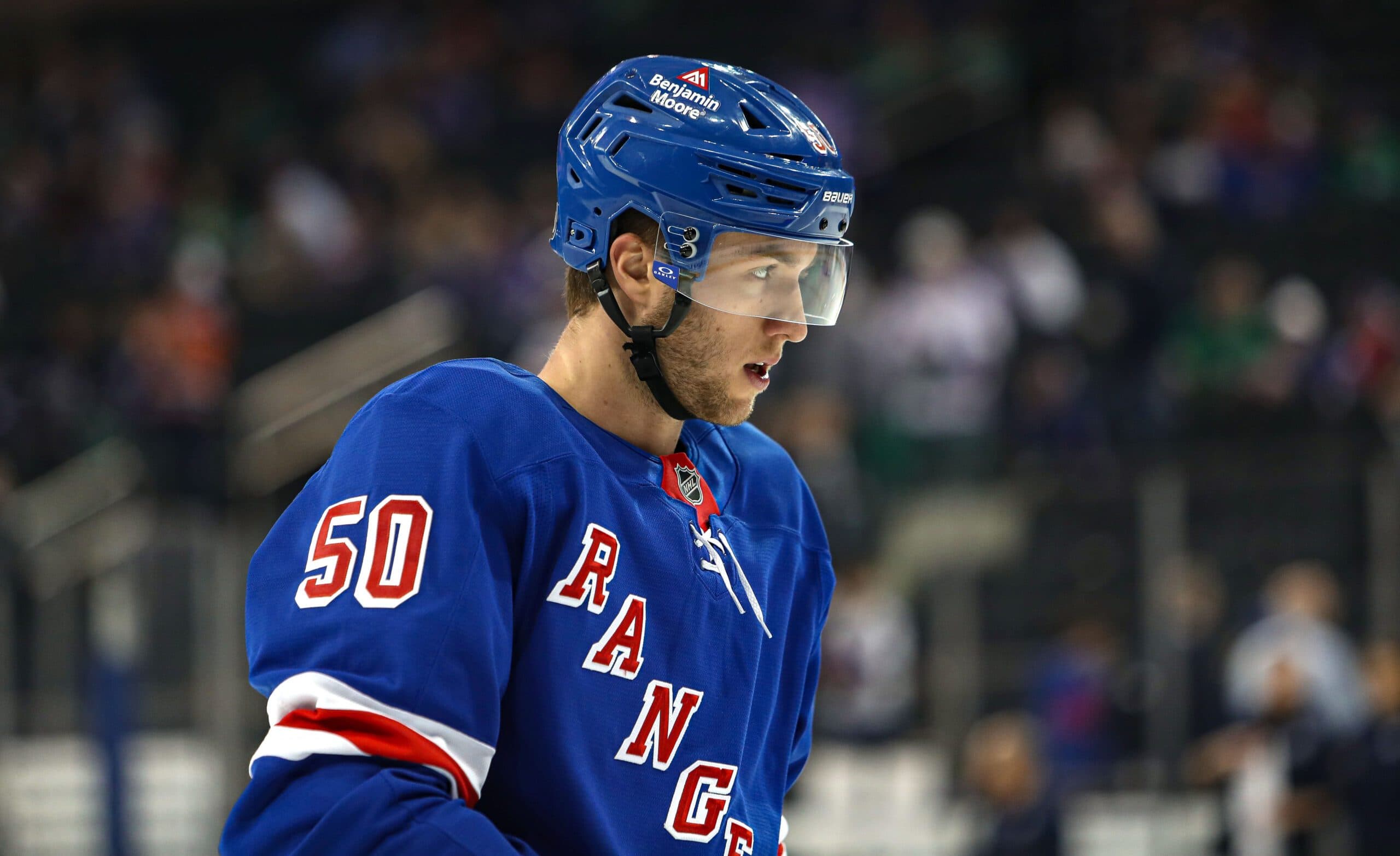 New York Rangers forward Will Cuylle