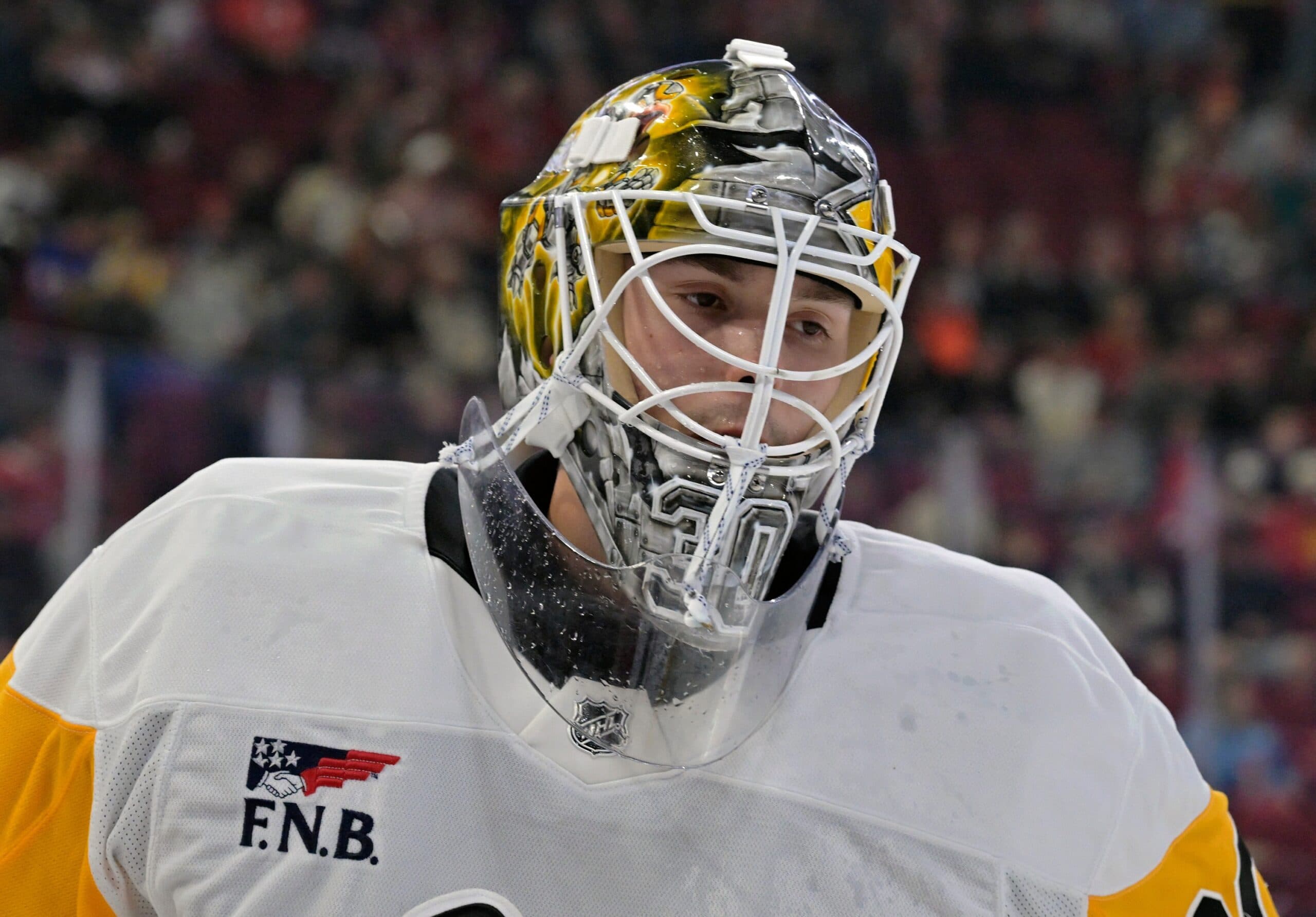 Penguins’ Joel Blomqvist out day-to-day with lower-body injury