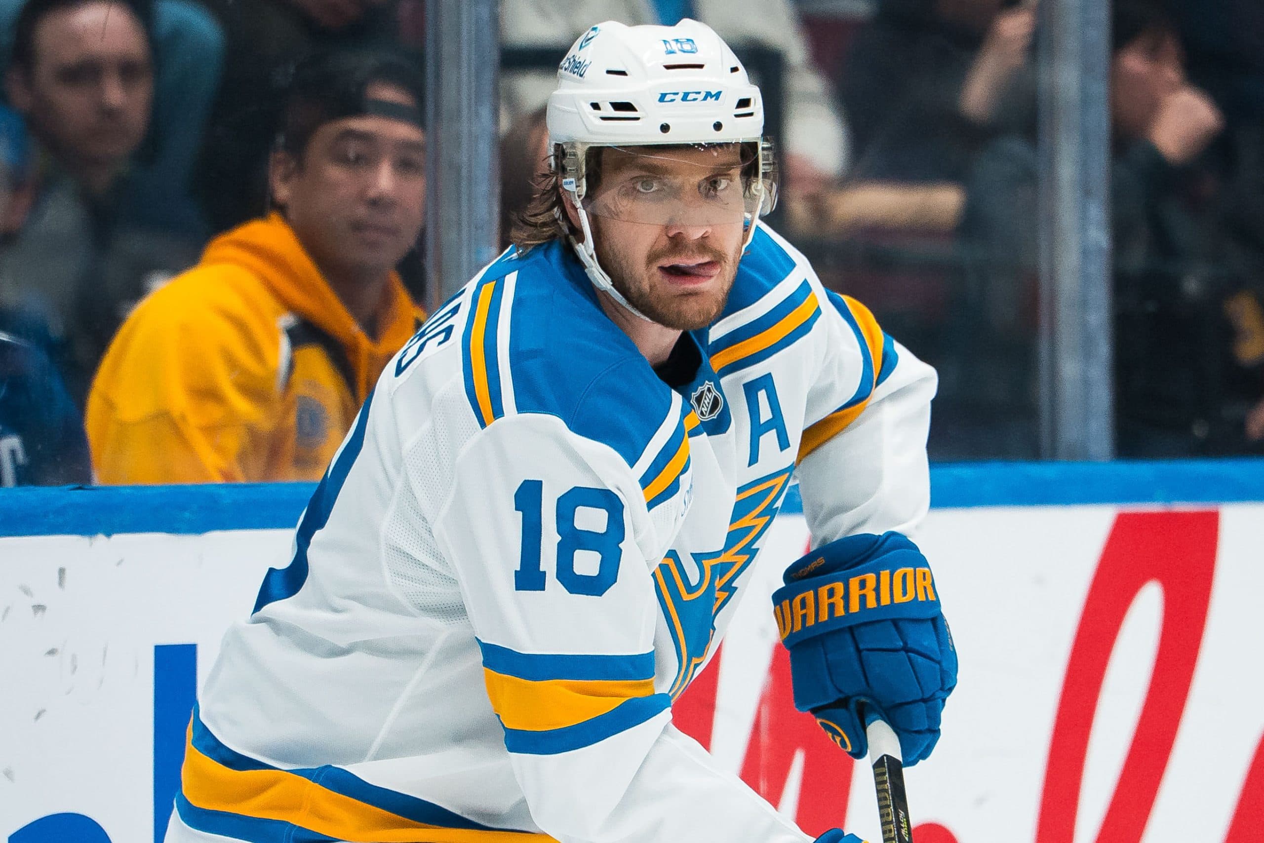 Blues’ Robert Thomas to return against Oilers Nov. 3