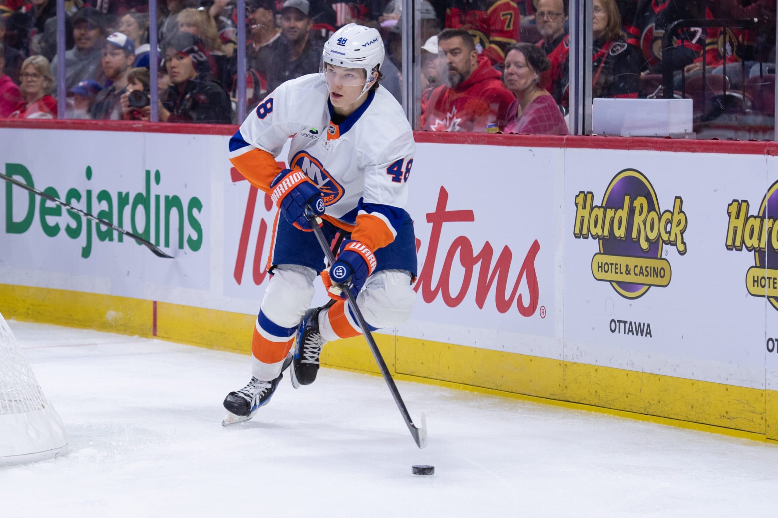 New York Islanders rookie defenseman Matthew Schaefer is off to a strong start in his NHL career.