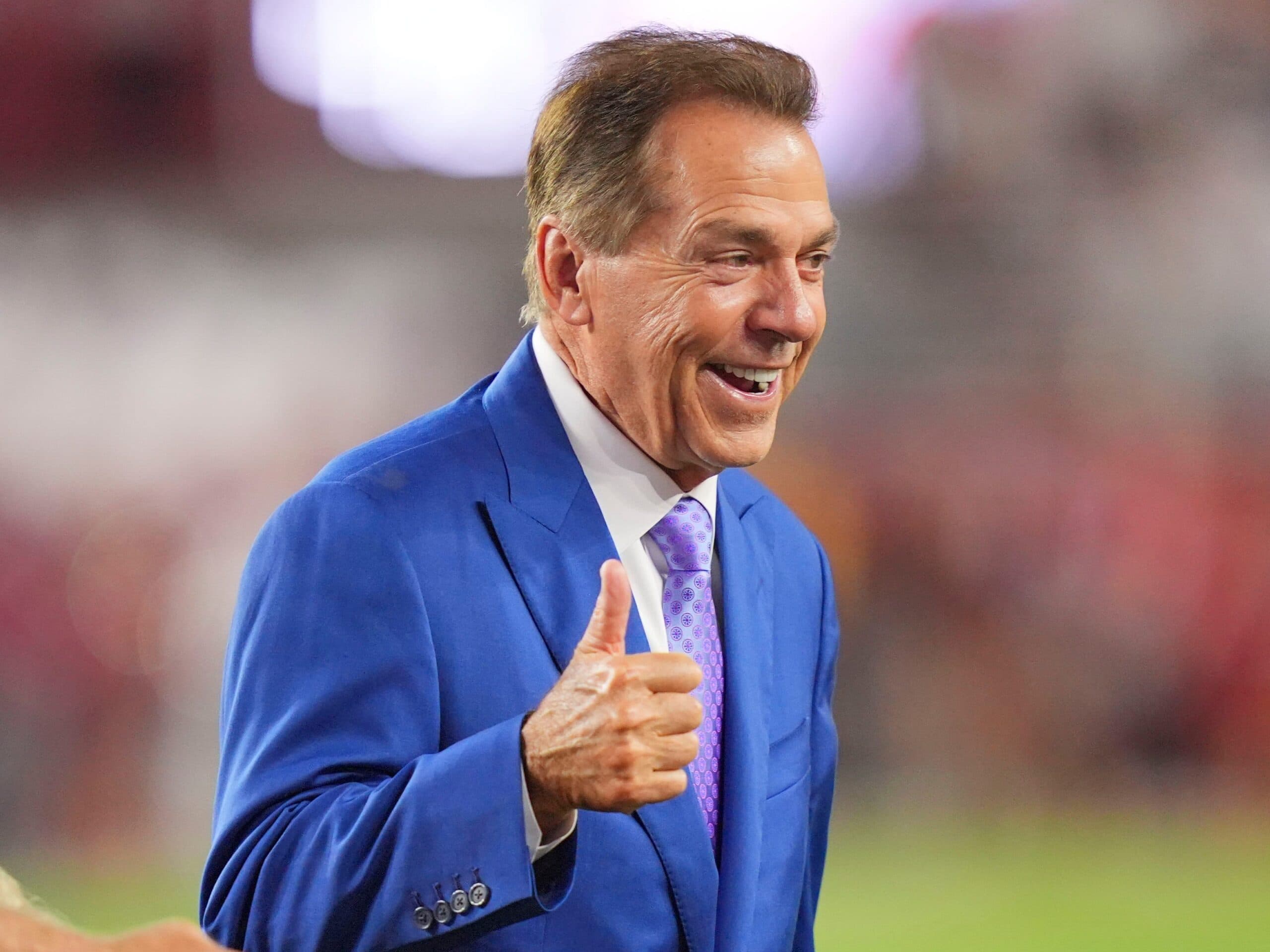 Saban, 74, is considered to be one of the greatest college football coaches of all time.