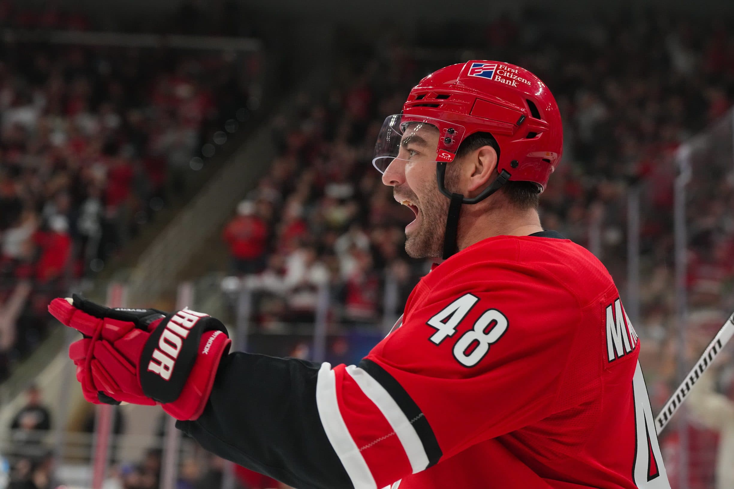 Hurricanes’ Jordan Martinook out day-to-day with lower-body injury