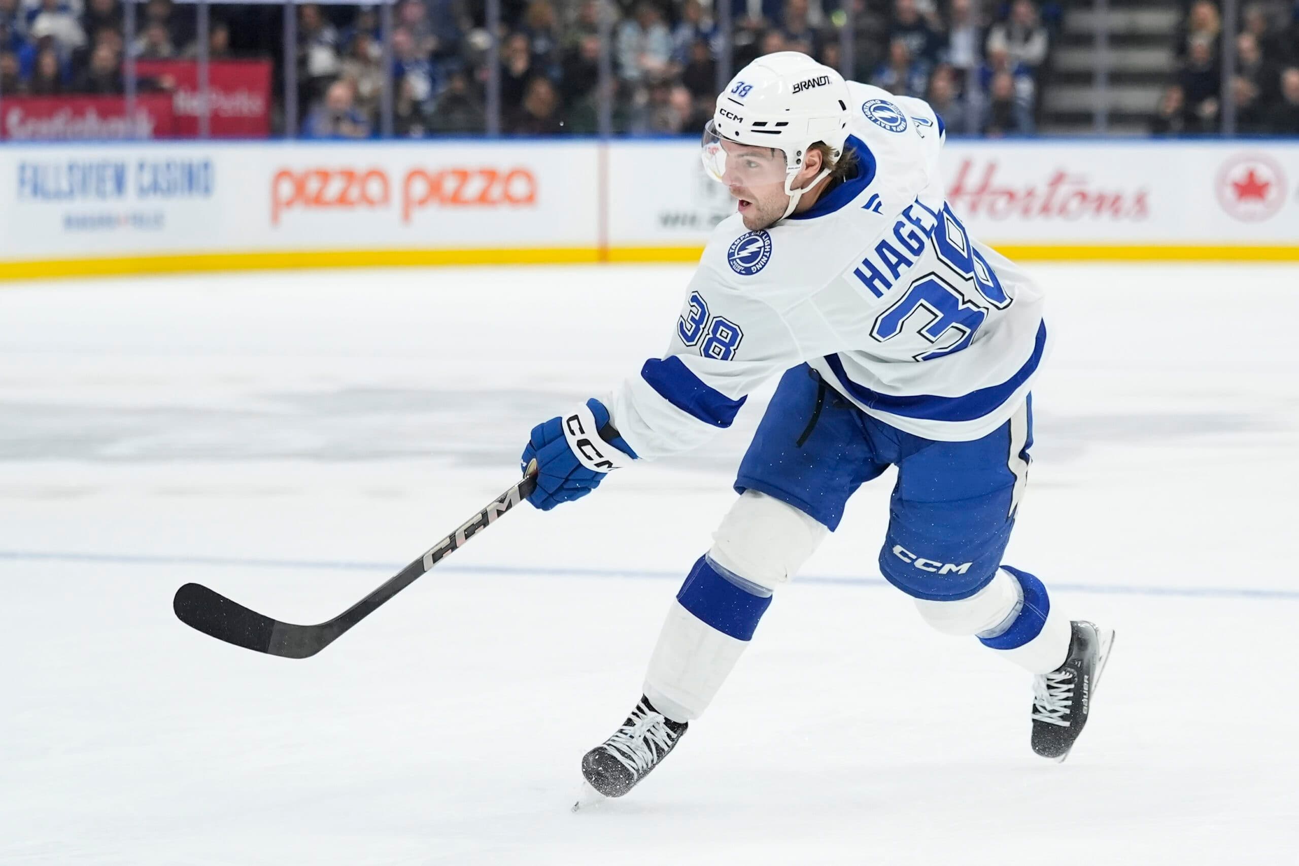 Lightning’s Brandon Hagel out day-to-day, not ruled out for Thursday