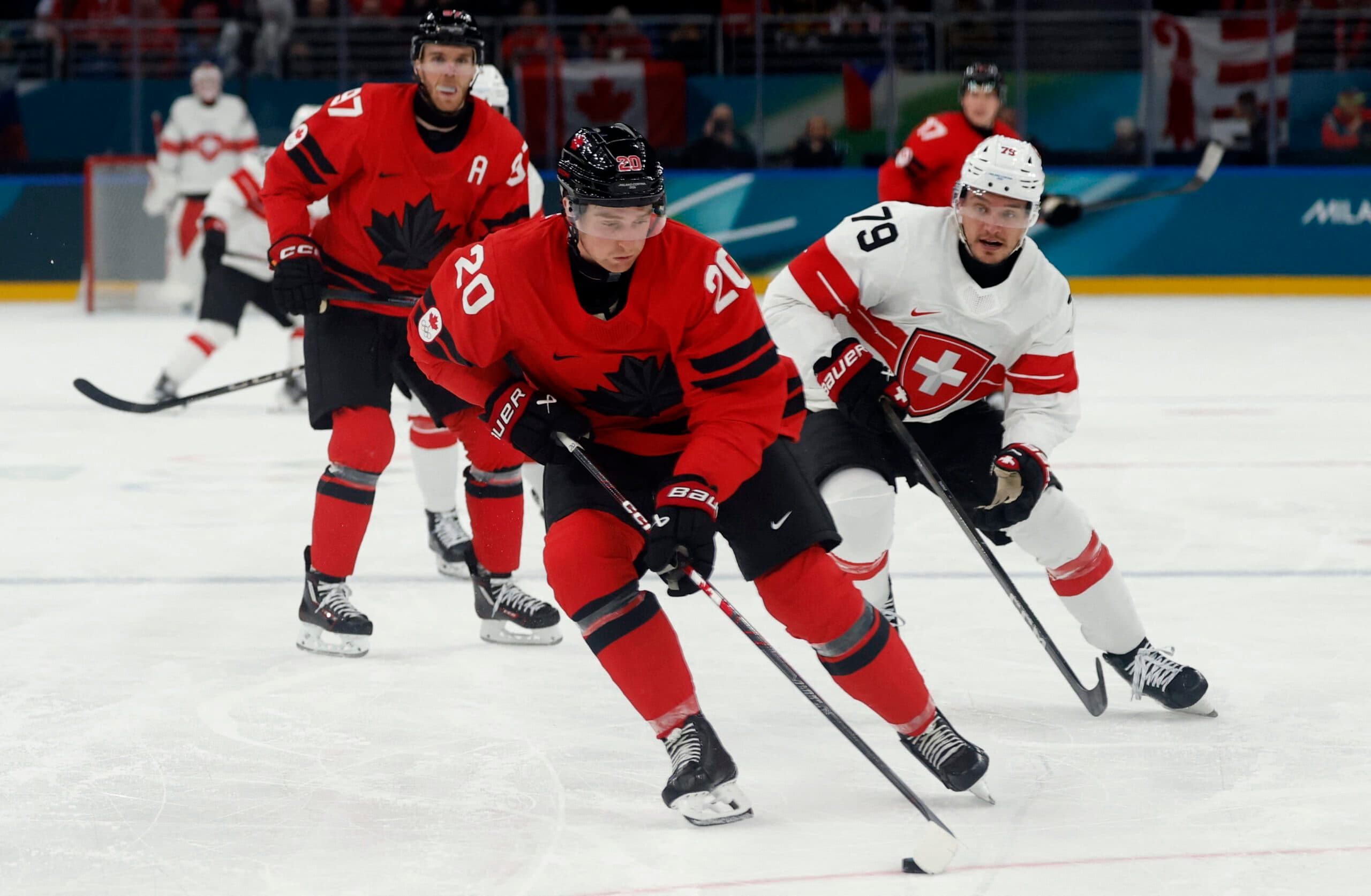 Team Canada defenseman Thomas Harley