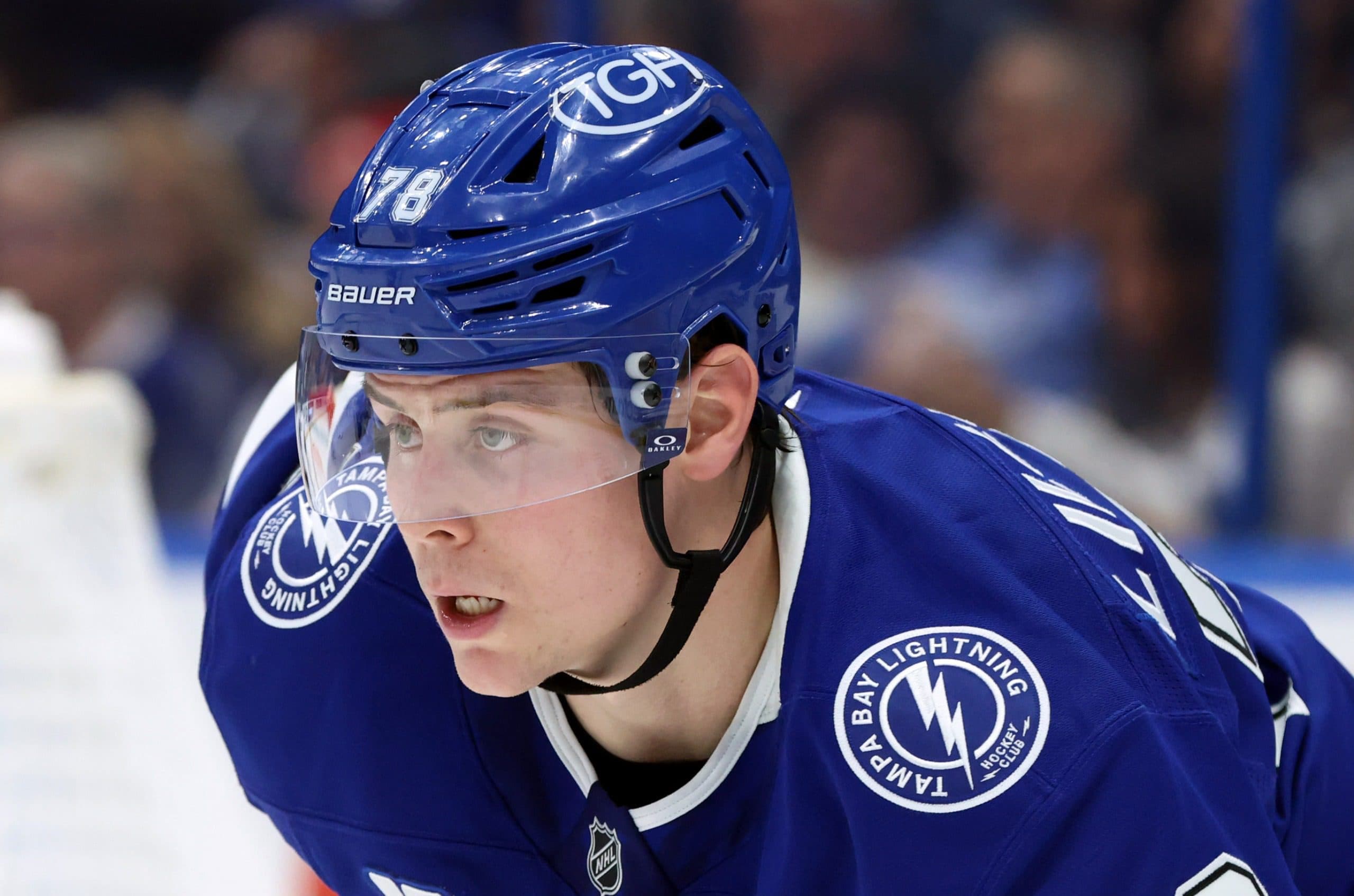 Lightning’s Emil Lilleberg to miss two weeks with facial fracture