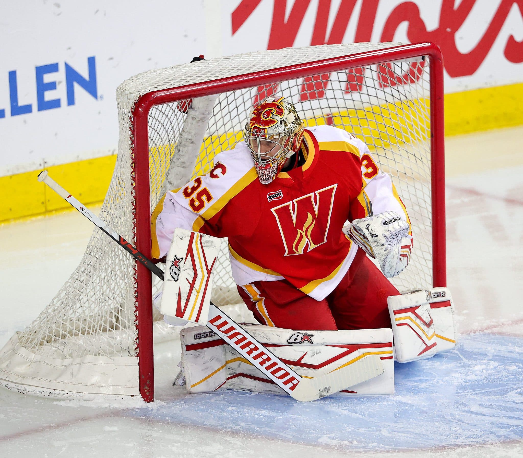 Flames recall Arsenii Sergeev, will make first NHL start against Kings