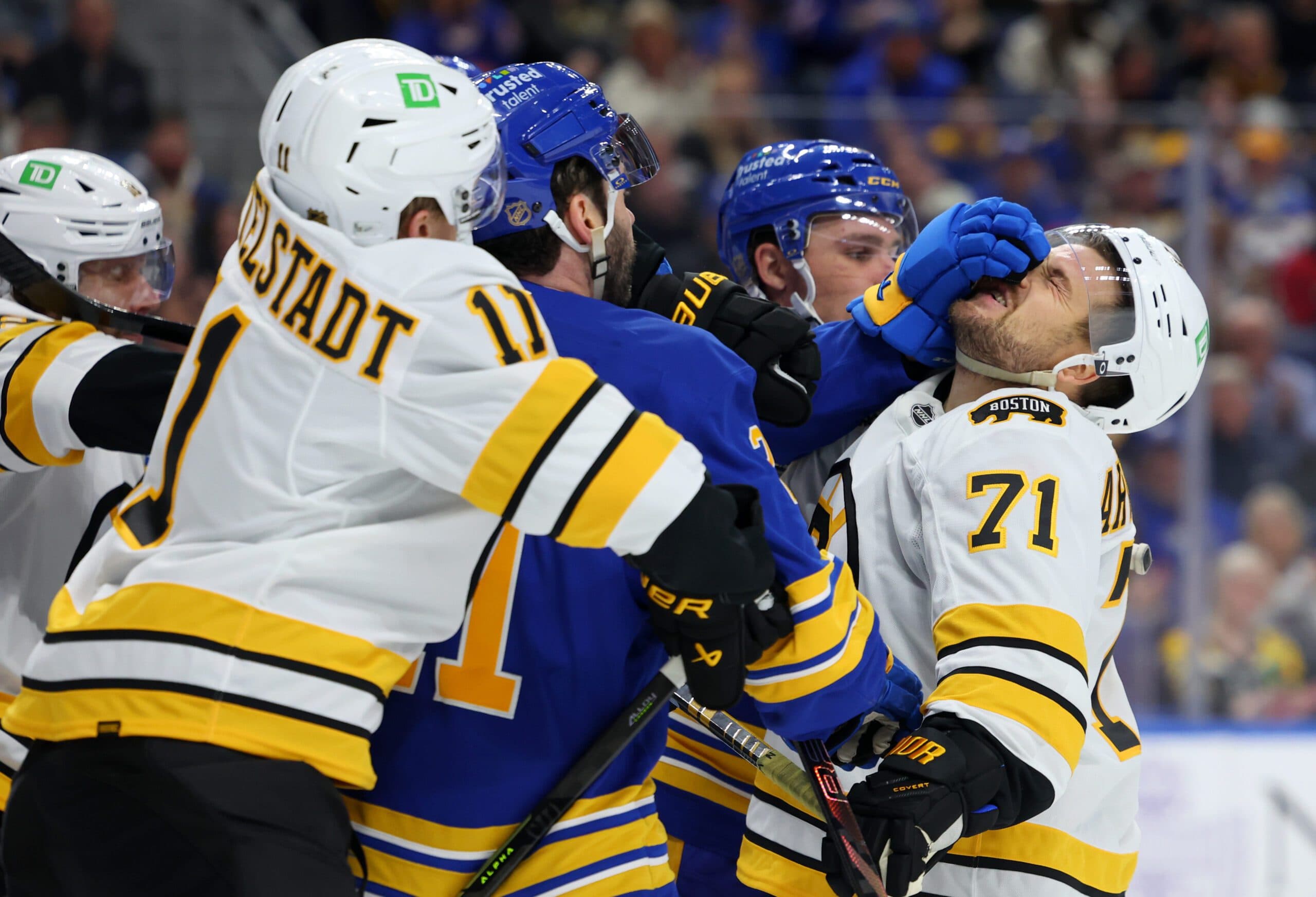 Bruins to face Sabres, Senators to face Hurricanes in Round 1 of Stanley Cup playoffs