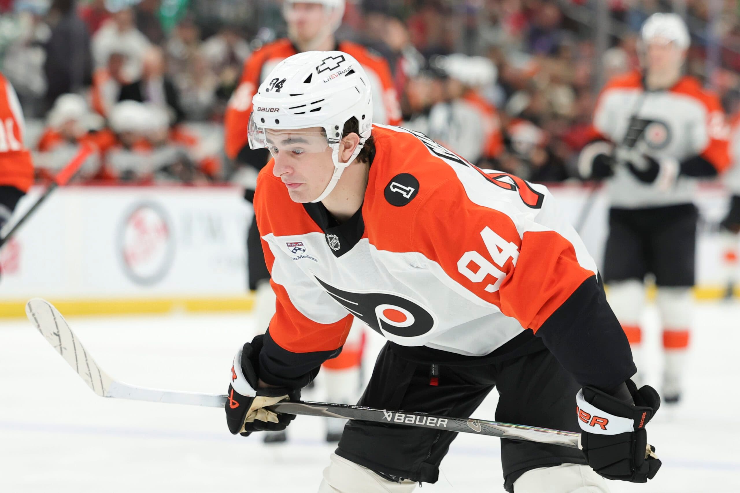 Porter Martone has had an excellent start with the Flyers
