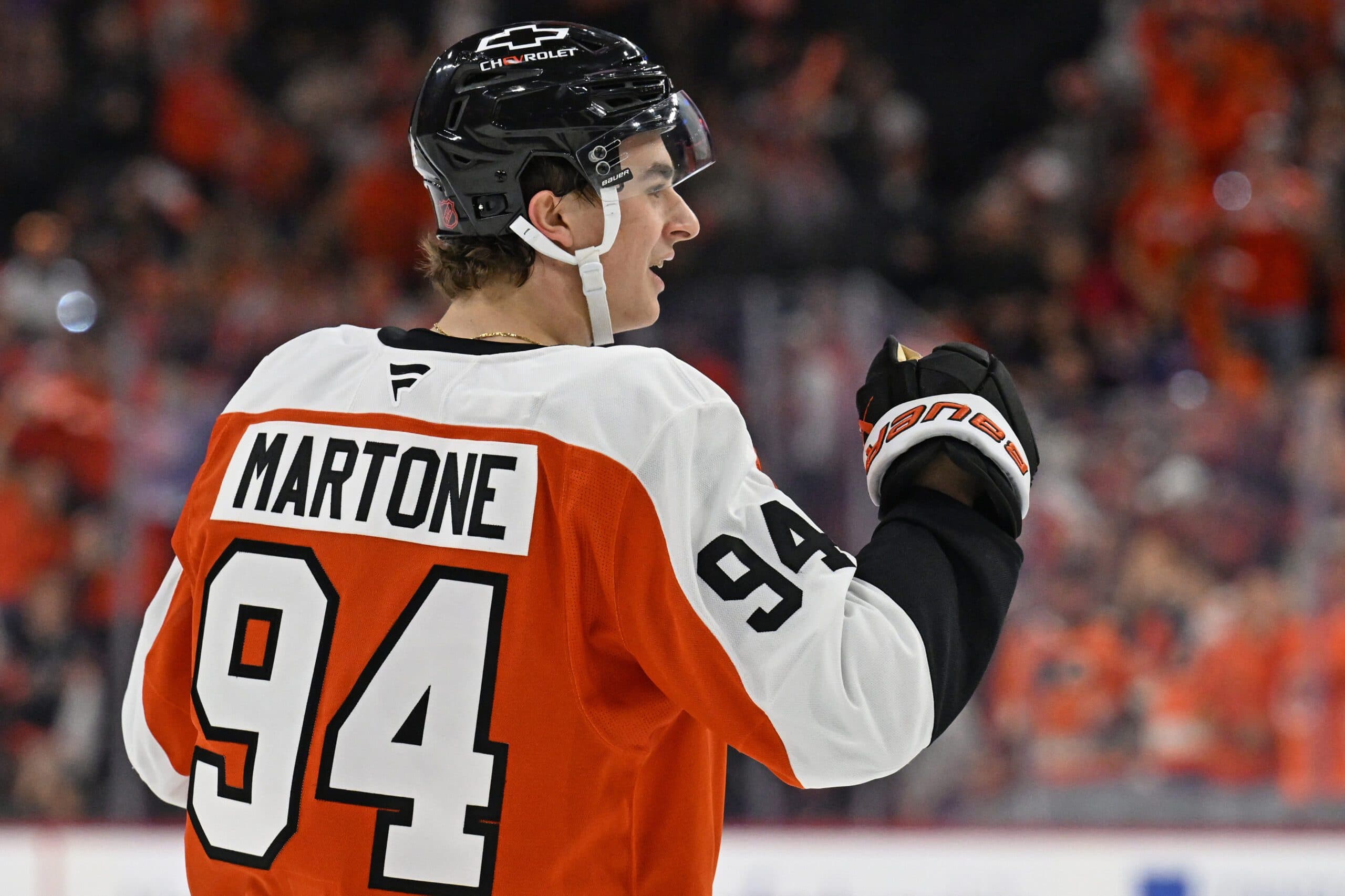 Flyers’ Martone becomes first teenager to score game-winning goals in first two playoff games