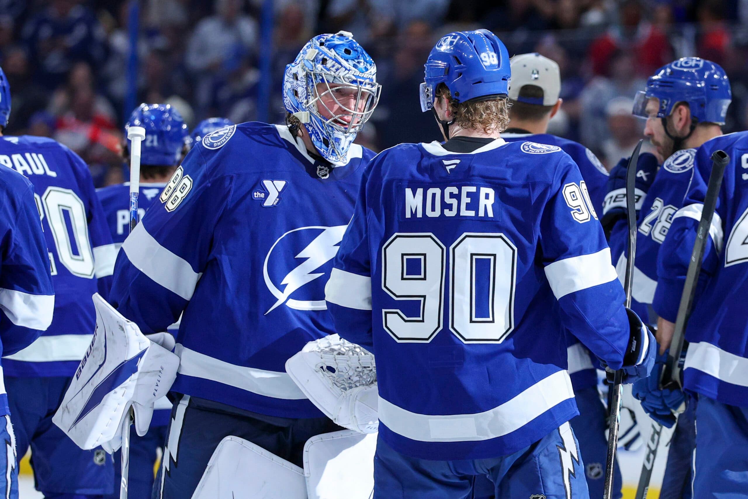 Stanley Cup Playoffs Day 4: Lightning, Mammoth pick up wins to even series