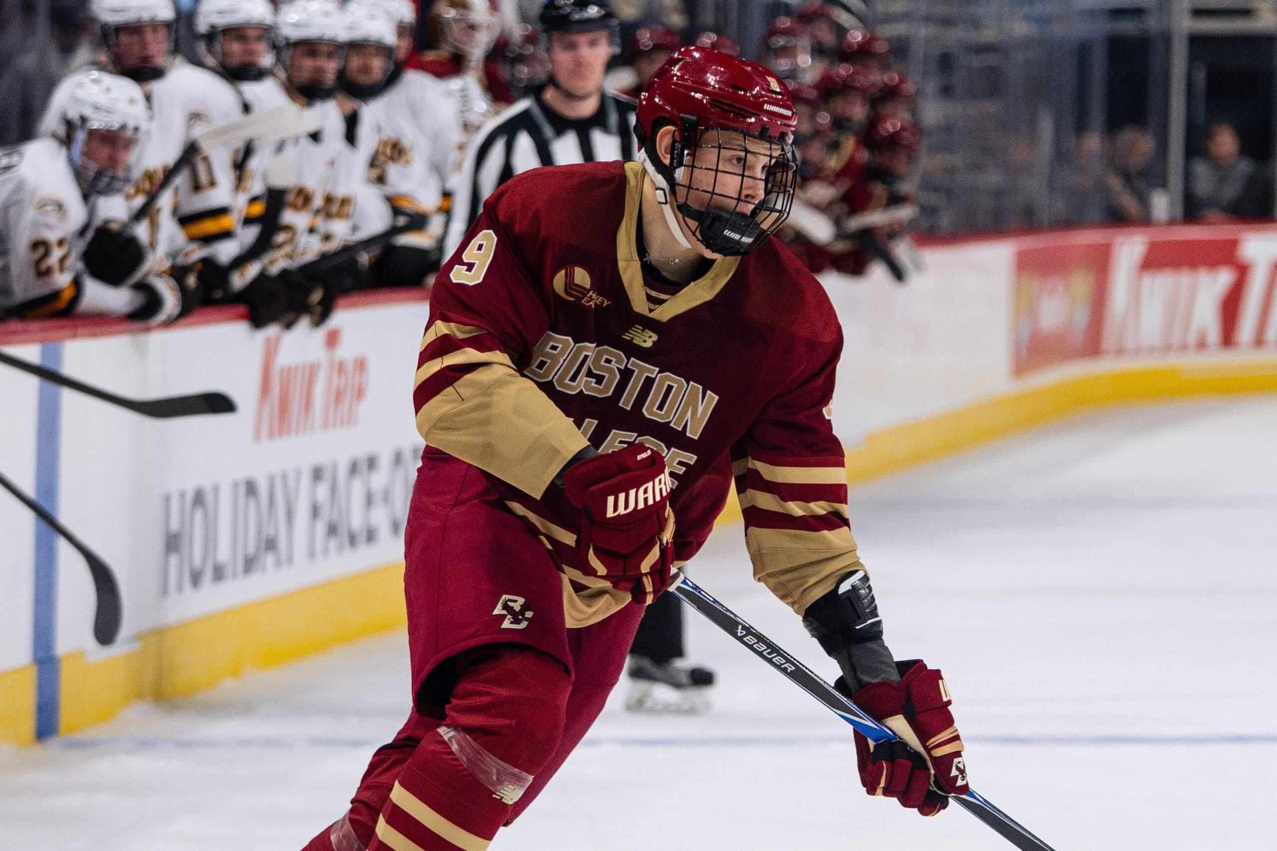 Boston College Eagles forward Oscar Hemming