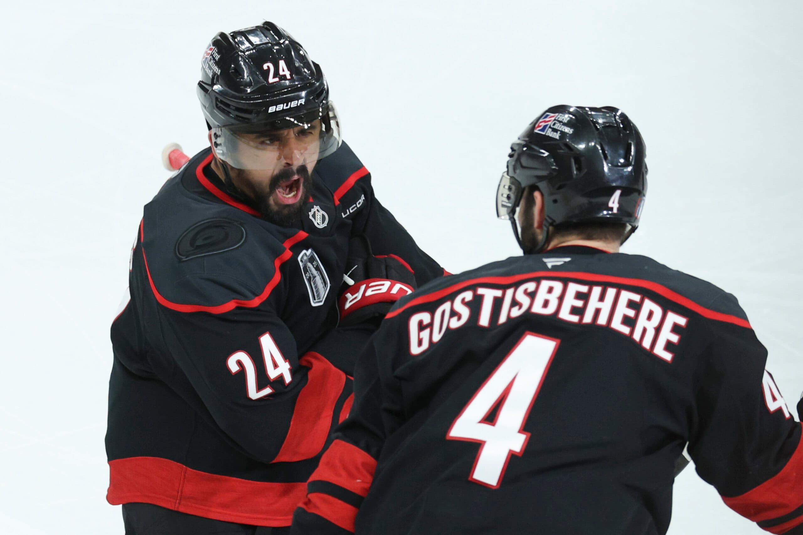 Seth Jarvis and Shayne Gostisbehere