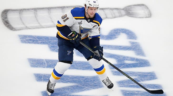 The Blues are leaving Vladimir Tarasenko exposed in the Expansion Draft