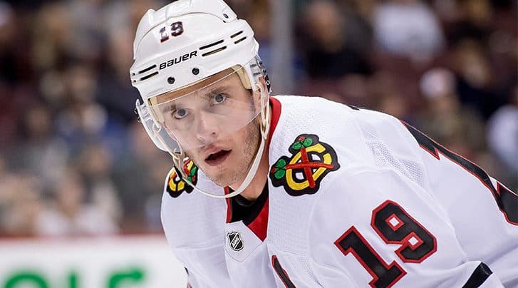Jonathan Toews plays 22:48 in his first game in over a year