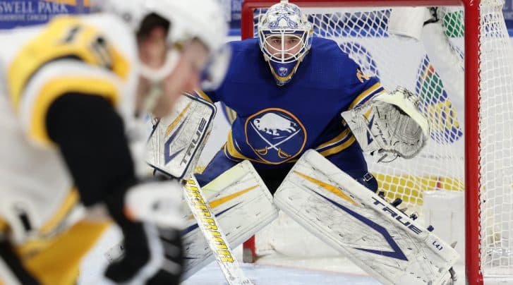 Buffalo Sabres Dustin Tokarski named NHL first star of the week