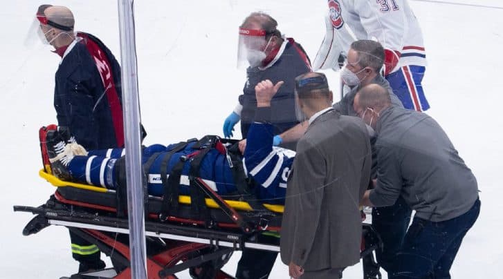 No structural damage for Toronto Maple Leafs captain John Tavares after brutal injury